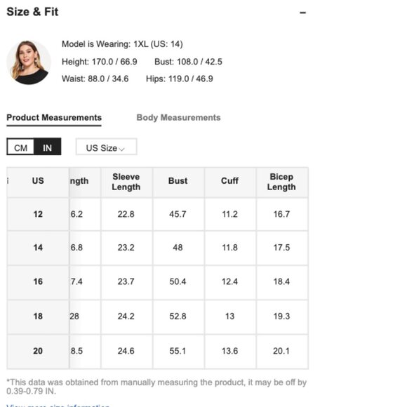 Plus Size Navy Blue Surplice Neck Belted Sequin Blouse, 2X - Picture 7 of 7